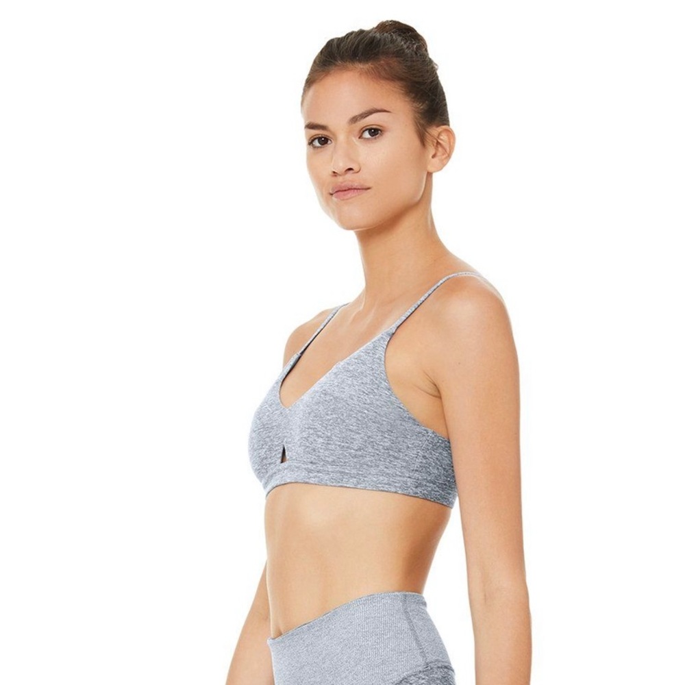 Alo Soft Blue Haze Lounge Bra